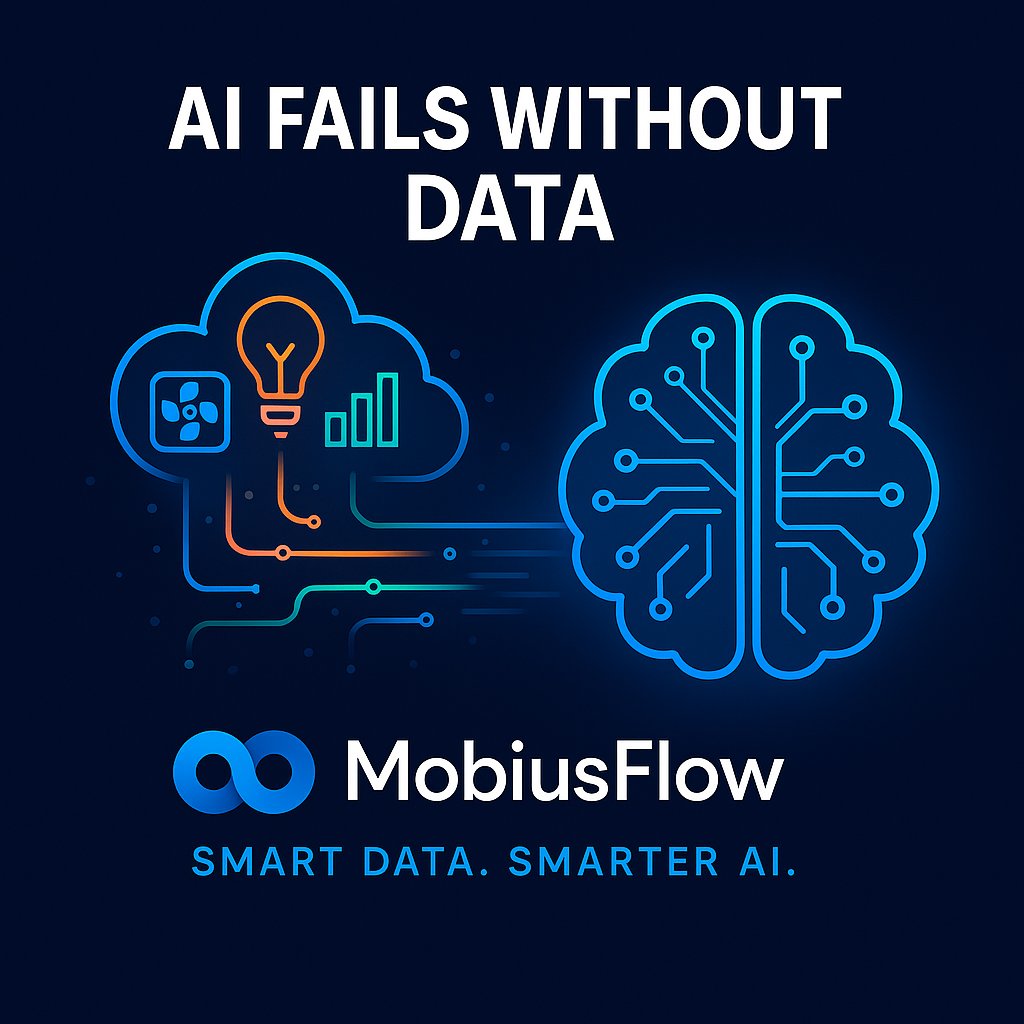 MobiusFlow's tweet image. Most Building AI Fails Before It Starts. Here’s Why 

Without a connected data layer:
▪️AI models can’t use the data
▪️Integrations get duplicated
▪️Systems stay fragmented

The Fix? AI + MobiusFlow

Learn more: lnkd.in/ekn7s74F

#AI #Data #SmartBuildings