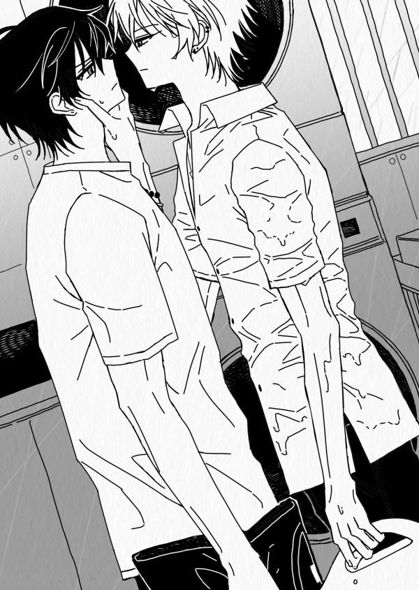 너무너무 좋은 소설을 읽어서...
읽으면서 인상깊었던 장면 중 하나를 그렸습니다...
문제시 삭제합니다😭🙏 ❤️💙☔️