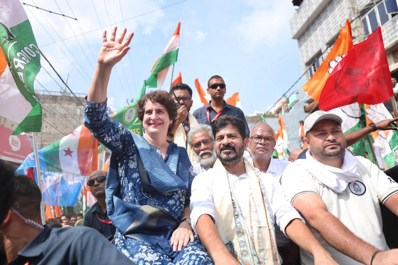 Revanth reddy in voter adhikar yatra