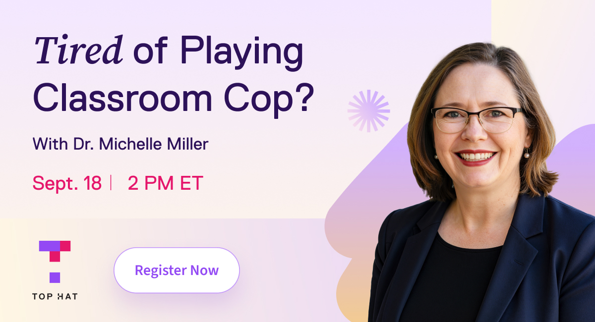 Feeling more like a classroom cop than an educator? Join Dr. Michelle Miller, author of "Minds Online," on Sept. 18 at 2 PM ET as we explore how ‘Same-Side Pedagogy’ leads to greater trust, motivation and collaboration in the classroom.

RSVP now: bit.ly/4oUUVsi