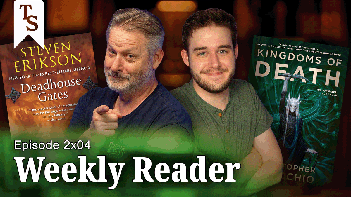 John's well into Deadhouse Gates and has MANY thoughts to share. Click the link below for all of John's thoughts, Jakob's reading progress, and some EXCITING Strange Eons updates!

🔗 youtu.be/21y4kQfbS7s