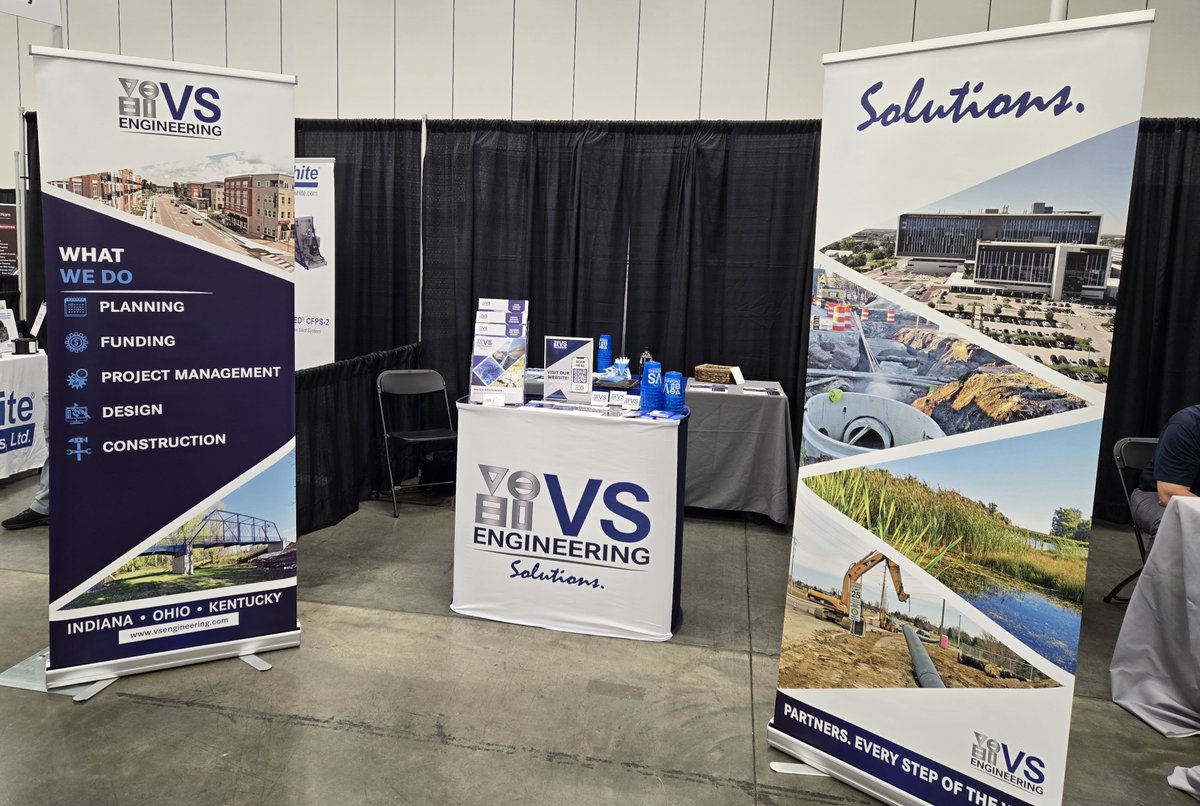VSEngineering's tweet image. A great time spent at the Indiana Water Environment Association! Grateful for the opportunity to connect, learn, and share ideas with so many passionate professionals in the industry. Looking forward to what’s ahead!#IWEAac25 #WaterIsEverything #vsengineering