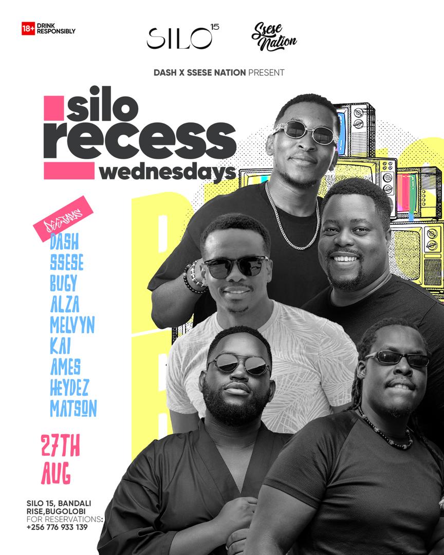 Ssese Nation (@ssesenation) on Twitter photo This time tomorrow, we shall be at <a href="/Silo15_/">Silo15</a> celebrating our very own <a href="/dj_ames_/">Amanda Othembi Sasha🇺🇬</a> ' birthday 👑🎊
Join us this Wednesday for the #SiloRecess featuring your faves <a href="/DJ_DashUG/">DJ Dash</a>, <a href="/DJ_Ssese/">Uncle DJ</a>, <a href="/deejaybugy/">Dj Bugy</a>, <a href="/deejay_alza/">DJ Alza</a>, <a href="/melvyndeejay/">MELVYN DEEJAY 🇺🇬</a>, <a href="/__DJKai/">DJ Kai</a>, <a href="/dj_ames_/">Amanda Othembi Sasha🇺🇬</a>, <a href="/DJHeydez256/">DJ Heydez(256) Kampala's Funkiest Deejay....</a> & <a href="/Deejaymatson256/">DeejayMatson 256</a> 🔥 This time tomorrow, we shall be at <a href="/Silo15_/">Silo15</a> celebrating our very own <a href="/dj_ames_/">Amanda Othembi Sasha🇺🇬</a> ' birthday 👑🎊
Join us this Wednesday for the #SiloRecess featuring your faves <a href="/DJ_DashUG/">DJ Dash</a>, <a href="/DJ_Ssese/">Uncle DJ</a>, <a href="/deejaybugy/">Dj Bugy</a>, <a href="/deejay_alza/">DJ Alza</a>, <a href="/melvyndeejay/">MELVYN DEEJAY 🇺🇬</a>, <a href="/__DJKai/">DJ Kai</a>, <a href="/dj_ames_/">Amanda Othembi Sasha🇺🇬</a>, <a href="/DJHeydez256/">DJ Heydez(256) Kampala's Funkiest Deejay....</a> & <a href="/Deejaymatson256/">DeejayMatson 256</a> 🔥