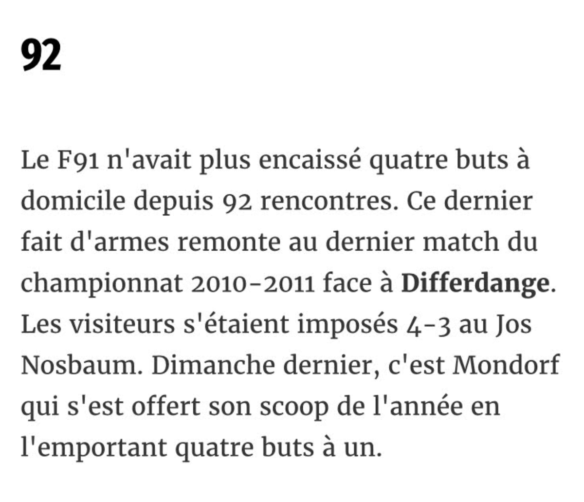 ⚽️ Il y a 7 ans, au Jos Nosbaum, l’US Mondorf écrivait l’histoire: victoire 4-1 contre le F91 Dudelange de Dino Toppmöller.
Hommage éternel à notre gardien Glenn Marques 🙏💚
#USMondorf #BGL #FootballLuxembourg #Inspiration