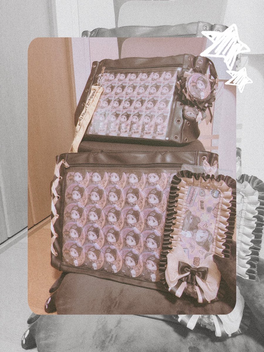 幕張にもってく痛ば！
ウエハの方リボン足りんくてピンチ
もちろん痛ロゼットもカードケースも手作り！