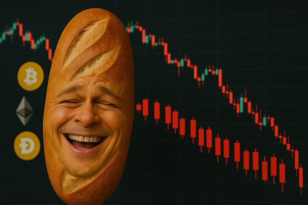 Breadpitt_bonk's tweet photo. Buy the dip? 

Bro, I bought the whole bakery and it’s still going down. $BREAD 🍞📉

#BreadPitt #BreadCoin #MemeCoinLife #CryptoBakery
#LoafAndLosses #BaguetteTrading #HodlOrToast
#BakerDegen #CryptoComedy #DegenLoaf https://t.co/0XFTtC4kpX