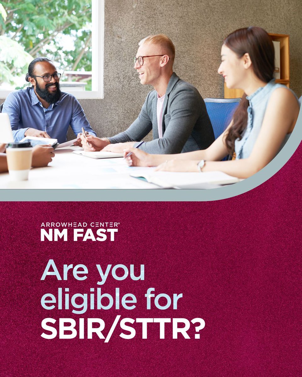You don’t need a perfect prototype or large team to qualify. If you’re a NM small business with a new tech product or solution, it’s worth exploring.

Take our 60-second quiz to see if you might be a fit—and get a free roadmap: arrowheadcenter.nmsu.edu/program/nm-fas…