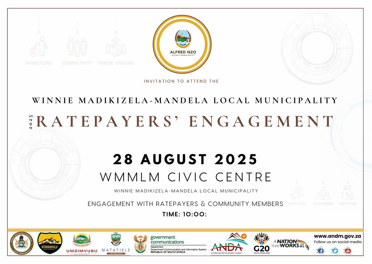 Alfred Nzo District Municipality tweet media