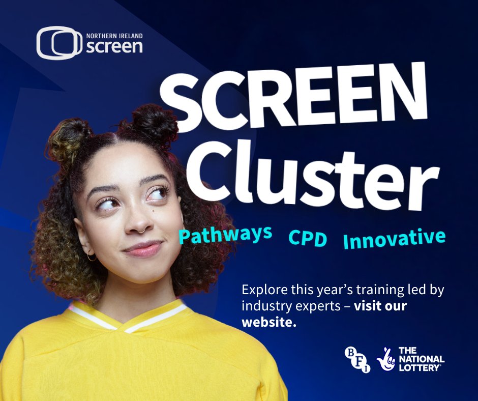 NIScreen's tweet image. SCREEN Cluster Year 3 training is OPEN! 

Curated with industry experts to close skills gaps &amp;amp; give you the in-demand tools to thrive in Northern Ireland's screen sector. 

👉ow.ly/mFN950WM6In

#SCREENCluster #NIScreen