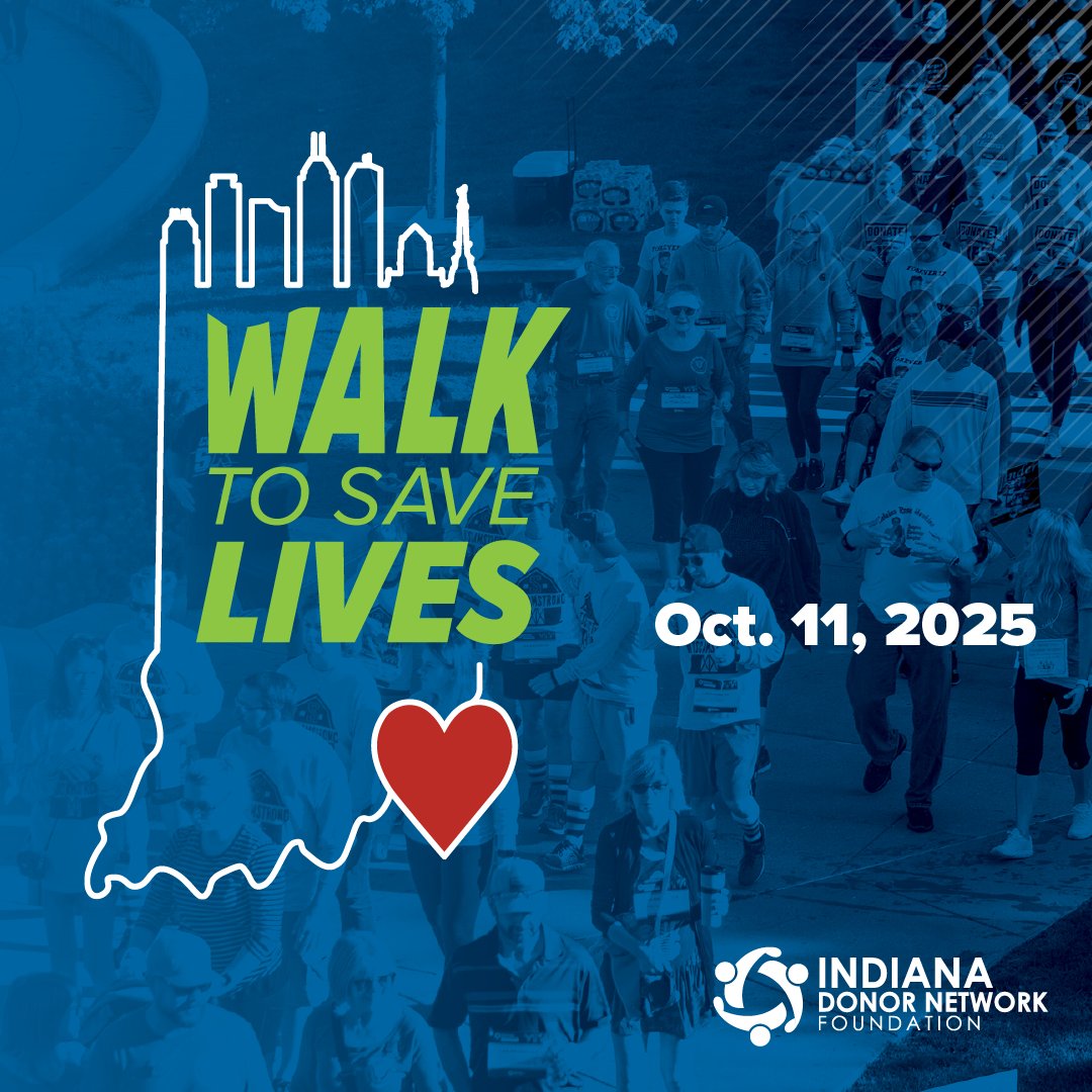 We hope you can join us as we celebrate life, honor organ and tissue donors and support those waiting for a lifesaving transplant at the Walk to Save Lives! 🚶‍♀️‍❤️

Learn more and register for the event here: classy.org/event/2025-wal….