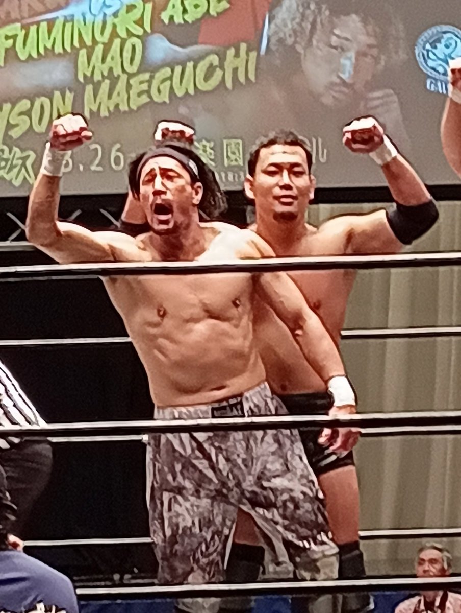 2025.8.26.ガンバレ☆プロレス.後楽園ホール
ぱわ
#GanPro #GanPro_pic
#前口太尊 #阿部史典