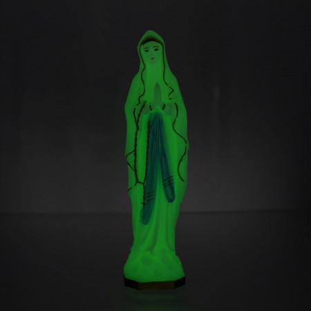 Back in the days did you have a glow in the dark our lady ornamentnt in the bedroom