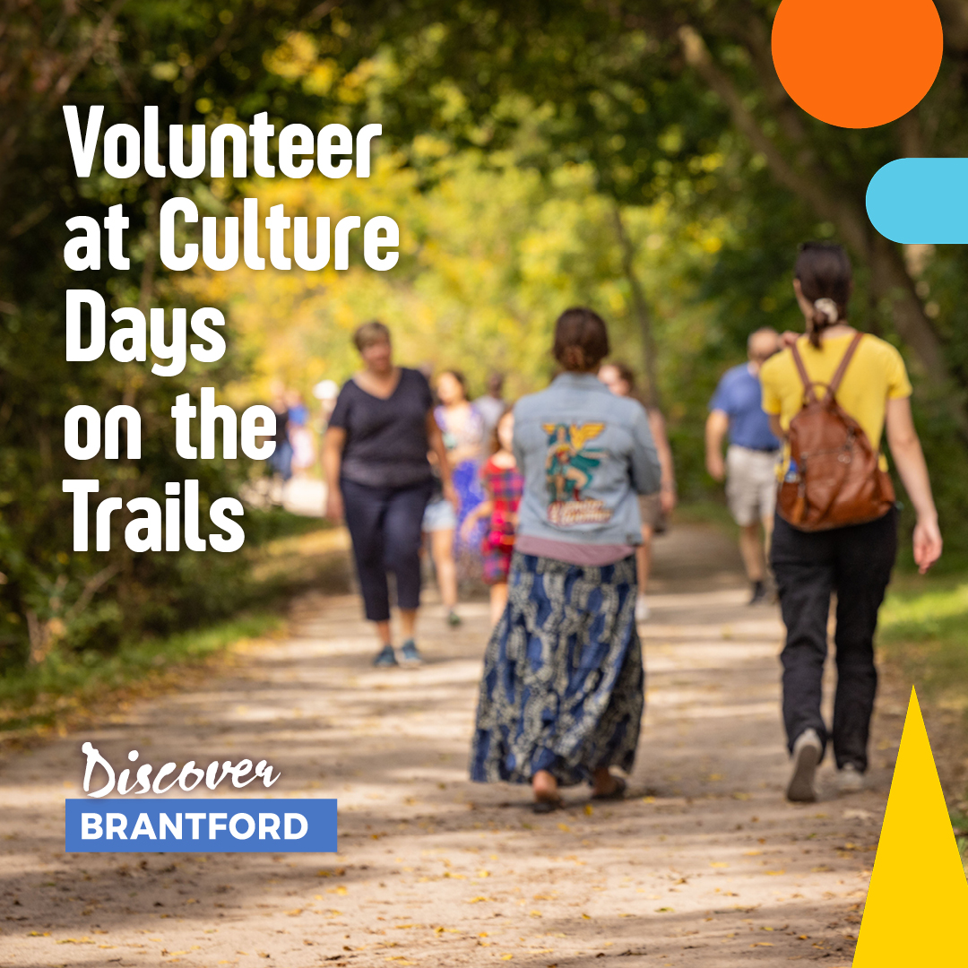 We're looking for volunteers for our Culture Days on the Trails event happening on Saturday, September 20, 2025. As a volunteer, you will have the opportunity to assist local artists, engage with the public, and spread the joy of creativity. Apply now: bit.ly/3LFx9yd