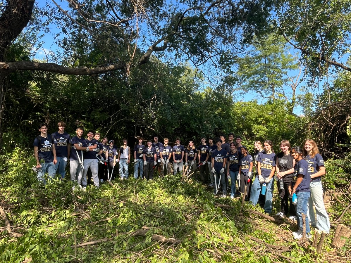 Department of Energy & Environment (@doee_dc) on Twitter photo This weekend, nearly 100 George Washington University first-year students joined DOEE and the Mayor’s Office of the Clean City <a href="/CleanCityDC/">Mayor's Office of the Clean City</a> to remove invasive plants and trash for the university’s Welcome Day of Service in public schools and parks throughout the District.
Thanks This weekend, nearly 100 George Washington University first-year students joined DOEE and the Mayor’s Office of the Clean City <a href="/CleanCityDC/">Mayor's Office of the Clean City</a> to remove invasive plants and trash for the university’s Welcome Day of Service in public schools and parks throughout the District.
Thanks