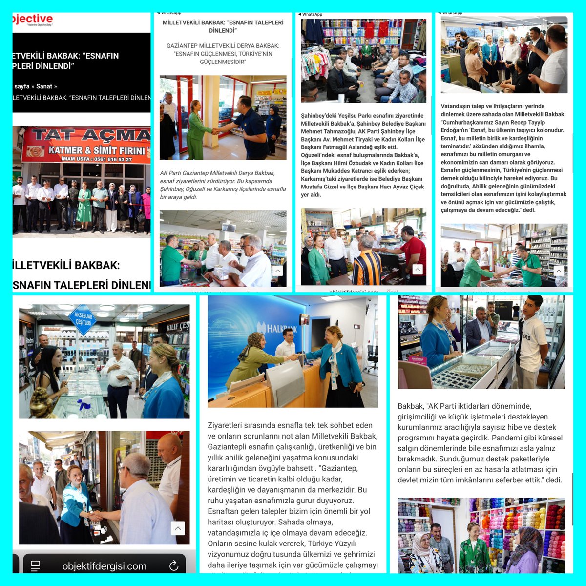 Doç. Dr. DERYA BAKBAK 🇹🇷 (@deryabakbak27) on Twitter photo MİLLETVEKİLİ BAKBAK: “ESNAFIN TALEPLERİ DİNLENDİ”
<a href="/objektifdergisi/">M.Erhan DURUKAN</a>
objektifdergisi.com/sanat/milletve… MİLLETVEKİLİ BAKBAK: “ESNAFIN TALEPLERİ DİNLENDİ”
<a href="/objektifdergisi/">M.Erhan DURUKAN</a>
objektifdergisi.com/sanat/milletve…