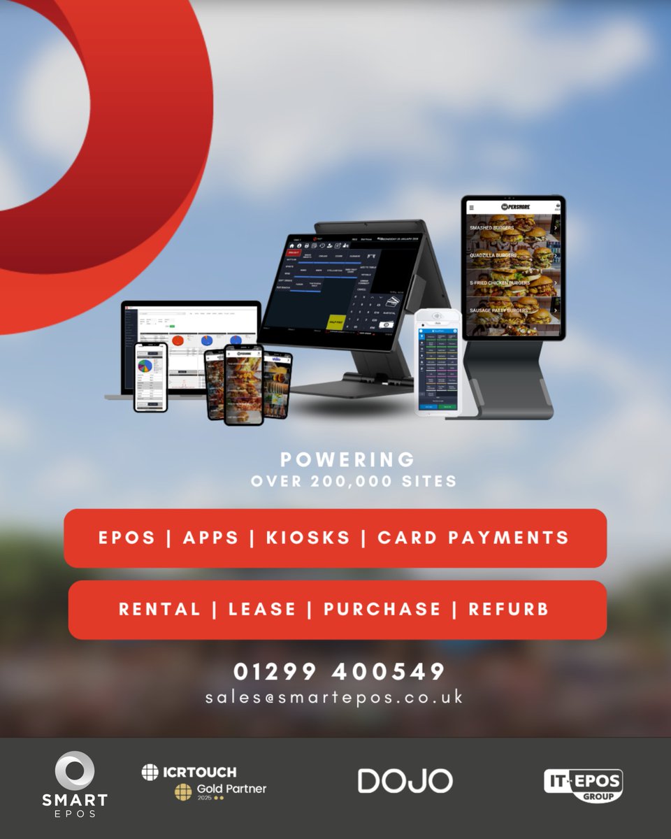 The luck of the Irish was with us this weekend at Pairc Summer Series - We kept the Guinness flowing thanks to <a href="/icrtouch/">ICRTouch</a> TouchPoint software and the brilliant versatile Dojo Pocket🍀

For more information, give us a call 01299 400 549
Or email us at sales@smartepos.co.uk