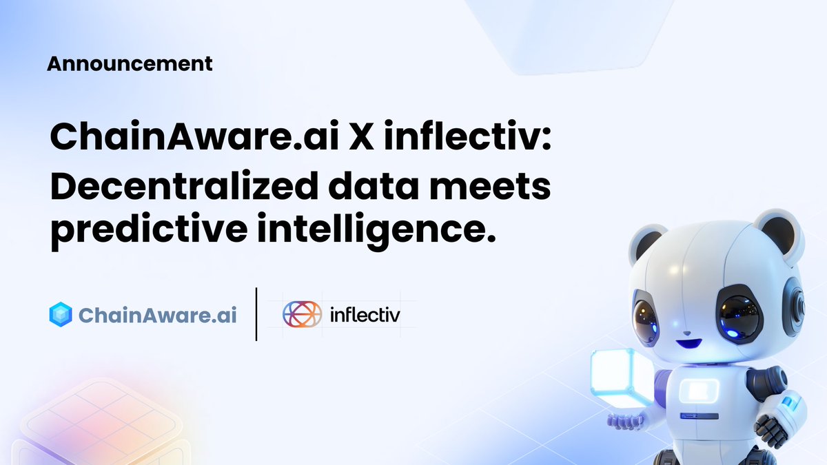 ChainAware.ai x Inflectiv 🤝

We’re partnering with <a href="/inflectivAI/">Inflectiv AI ⧉</a> — the global data infrastructure unlocking programmable, tokenized knowledge for AI agents, apps, and modular economies.

Inflectiv transforms siloed knowledge into structured, interactive, tokenized