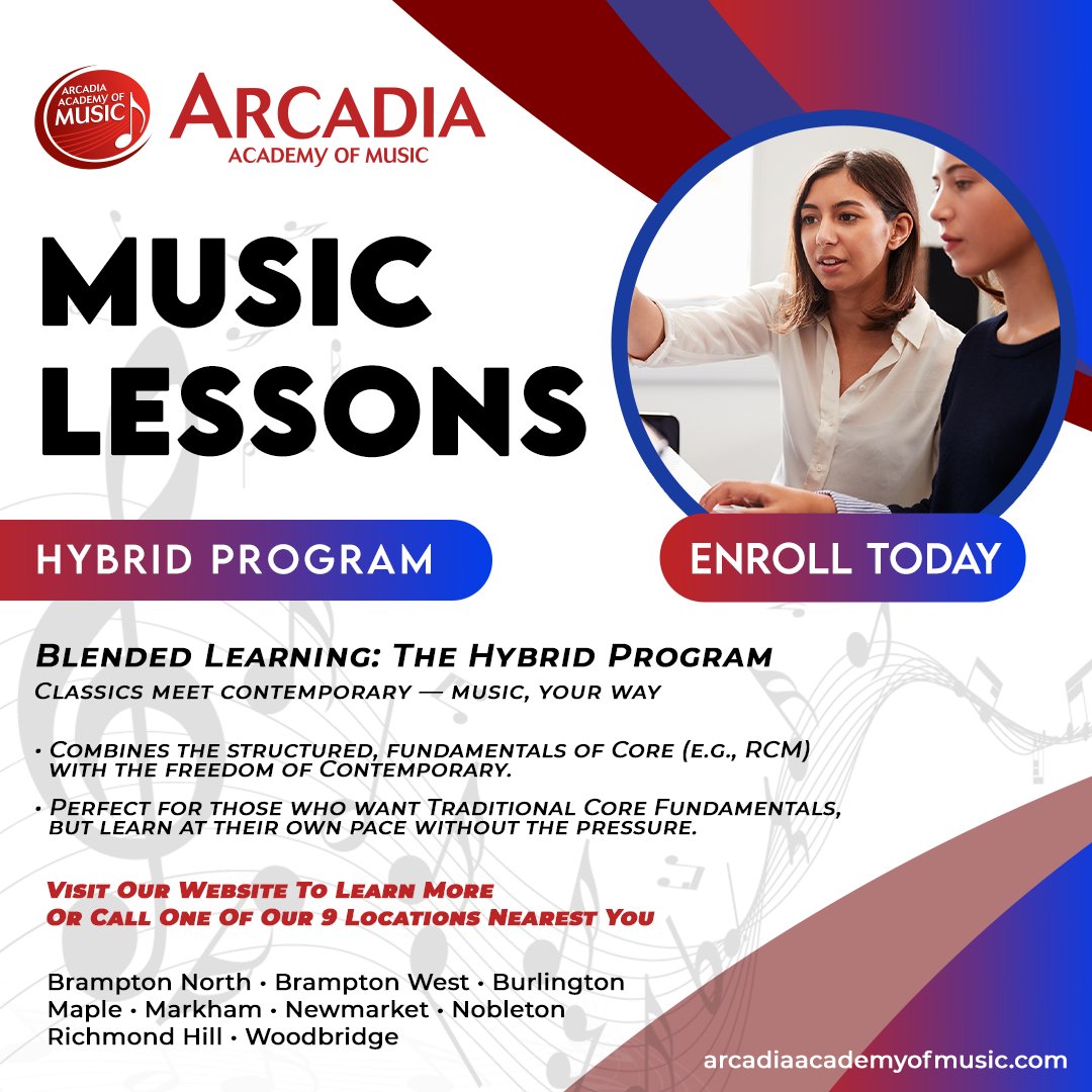 ✨ Back to School with Music! 🎶

Arcadia Academy of Music is ready for the new year with lessons to fit your style.

Choose:
🎼 Core
🎤 Contemporary
🎹 Hybrid

📚 Start the year right! Enroll today! 🎵

#BackToSchool #ArcadiaAcademyOfMusic #MusicLessons