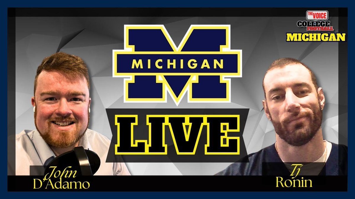 John D'Adamo (@johndadamo) on Twitter photo 📣 We’ve got TWO great guests for you tonight.
First, 2027 QB commit Peter Bourque (<a href="/PeterBourque7/">Peter Bourque c/o2027</a>) takes us through his Michigan commitment.
Then Sean Reider (<a href="/lenaweereider/">Sean Reider</a>) from <a href="/ABQJournal/">Albuquerque Journal</a> joins us to preview the New Mexico Lobos.
#Michigan LIVE with <a href="/Tj_Ronin/">TJ Ronin</a> and me at 📣 We’ve got TWO great guests for you tonight.
First, 2027 QB commit Peter Bourque (<a href="/PeterBourque7/">Peter Bourque c/o2027</a>) takes us through his Michigan commitment.
Then Sean Reider (<a href="/lenaweereider/">Sean Reider</a>) from <a href="/ABQJournal/">Albuquerque Journal</a> joins us to preview the New Mexico Lobos.
#Michigan LIVE with <a href="/Tj_Ronin/">TJ Ronin</a> and me at