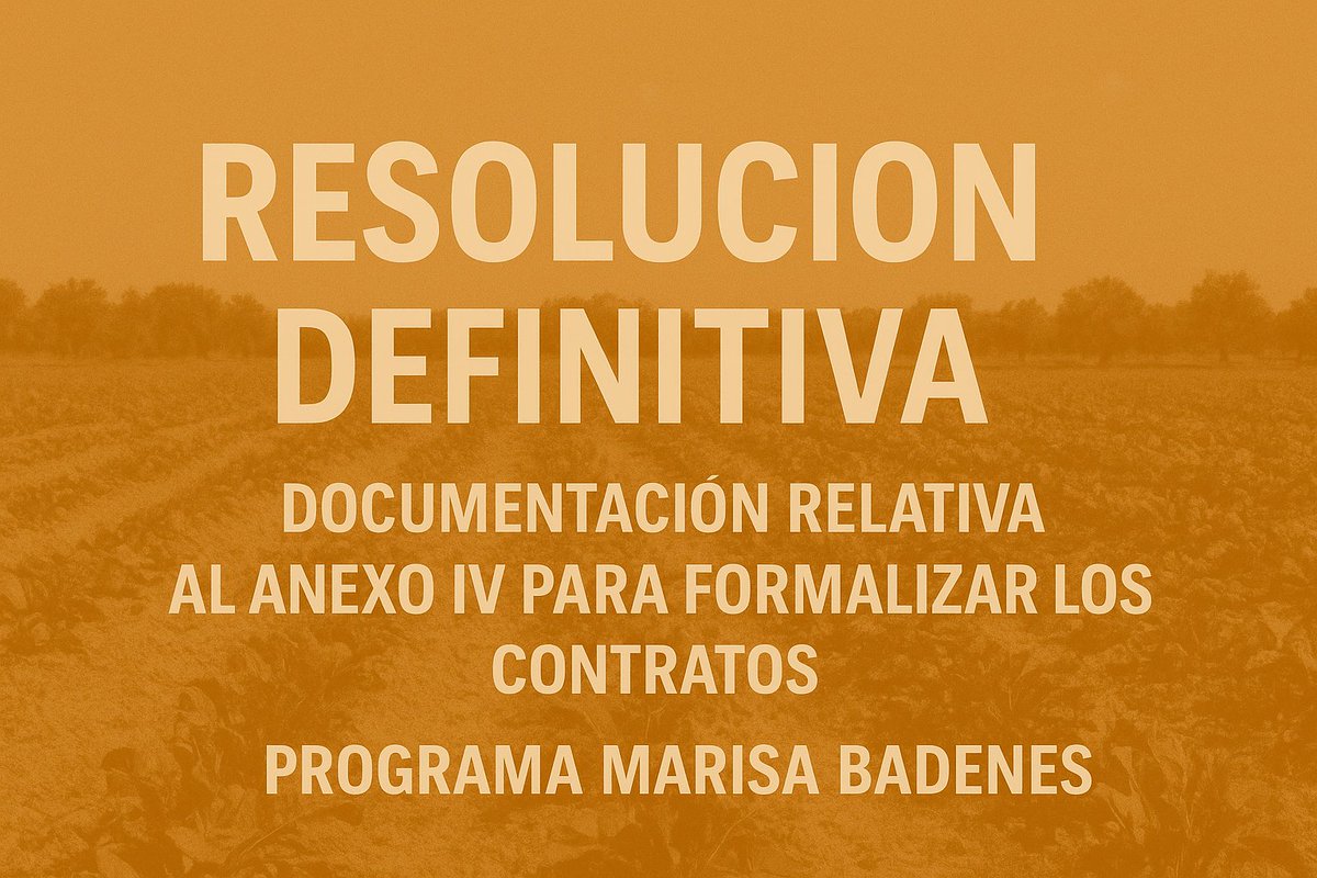 GVAivia's tweet image. 📰Actualización sobre la convocatoria de contratos predoctorales #MarisaBadenes2025.🔗Publicamos en el portal del IVIA breu.gva.es/b/5-b3Y6pn la resolución #definitiva y la #documentación relativa al anexo IV para formalizar los contratos. Fecha fin trámite 🔜 05/09/2025.