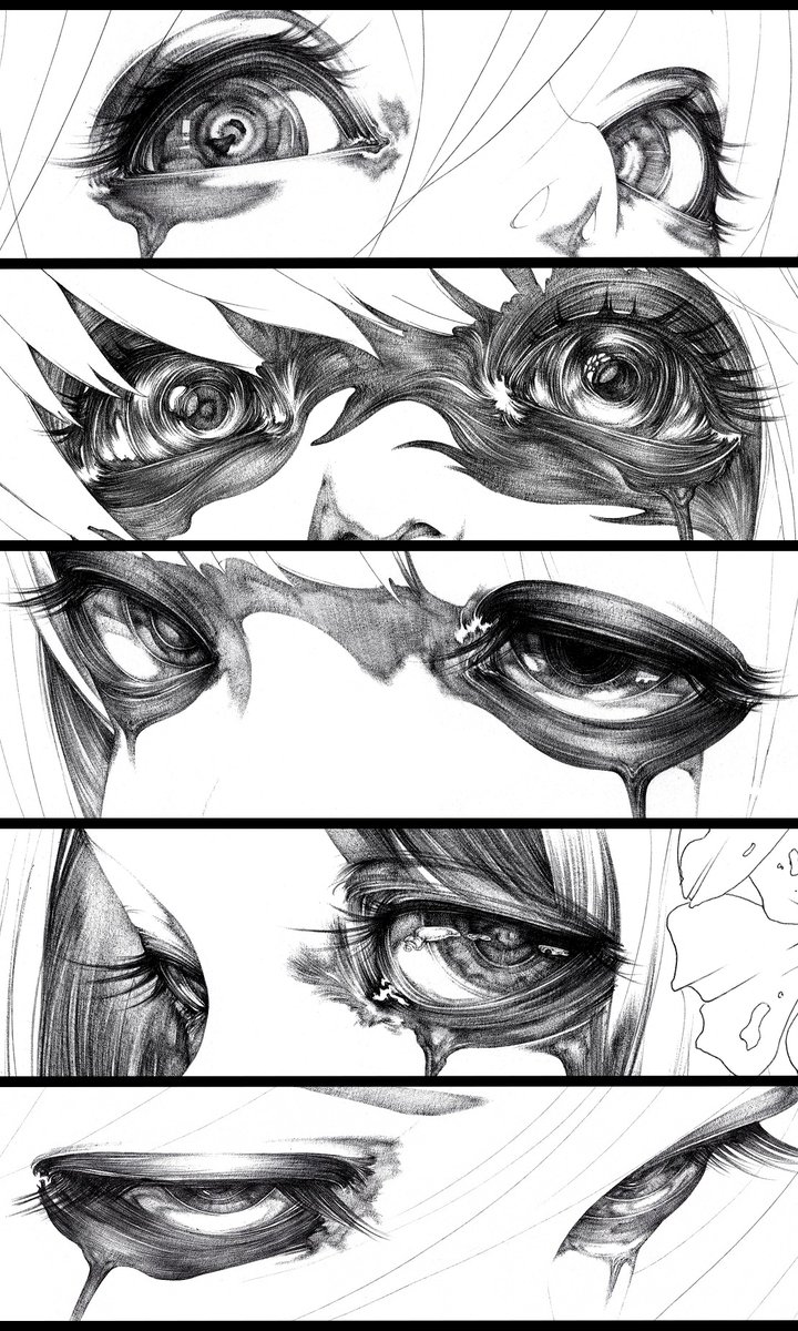#このタグを見た人は自分の絵の目部分をのせる
👁👁