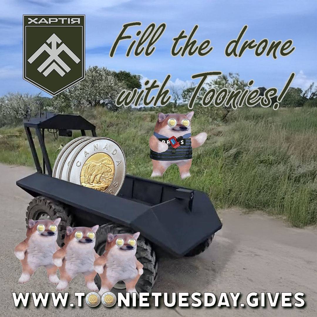 🛞Rolling with Khartiia🛞

$1,945 ✅ - $7,000 TT 🎯 - Let's Toonie!!

"Khartiia’s Mobile Lifeline."
From medevac to munitions, this drone is the battalion’s trusted companion.