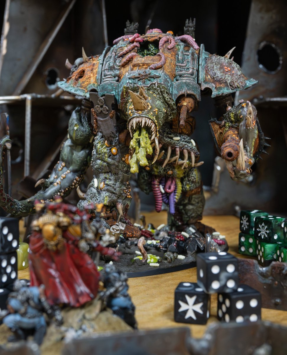 BaronOfDice's tweet photo. Steel meets damnation on a battlefield built for legends. ⚔️🔥

Huge thanks to @Jarl_Plagueskull for capturing this clash of faith—holy zeal against unholy ruin. Paired with our Knights Templar and Tainted Knights dice, every roll feels like another verse in an endless war hymn https://t.co/NW4lyz9GEb