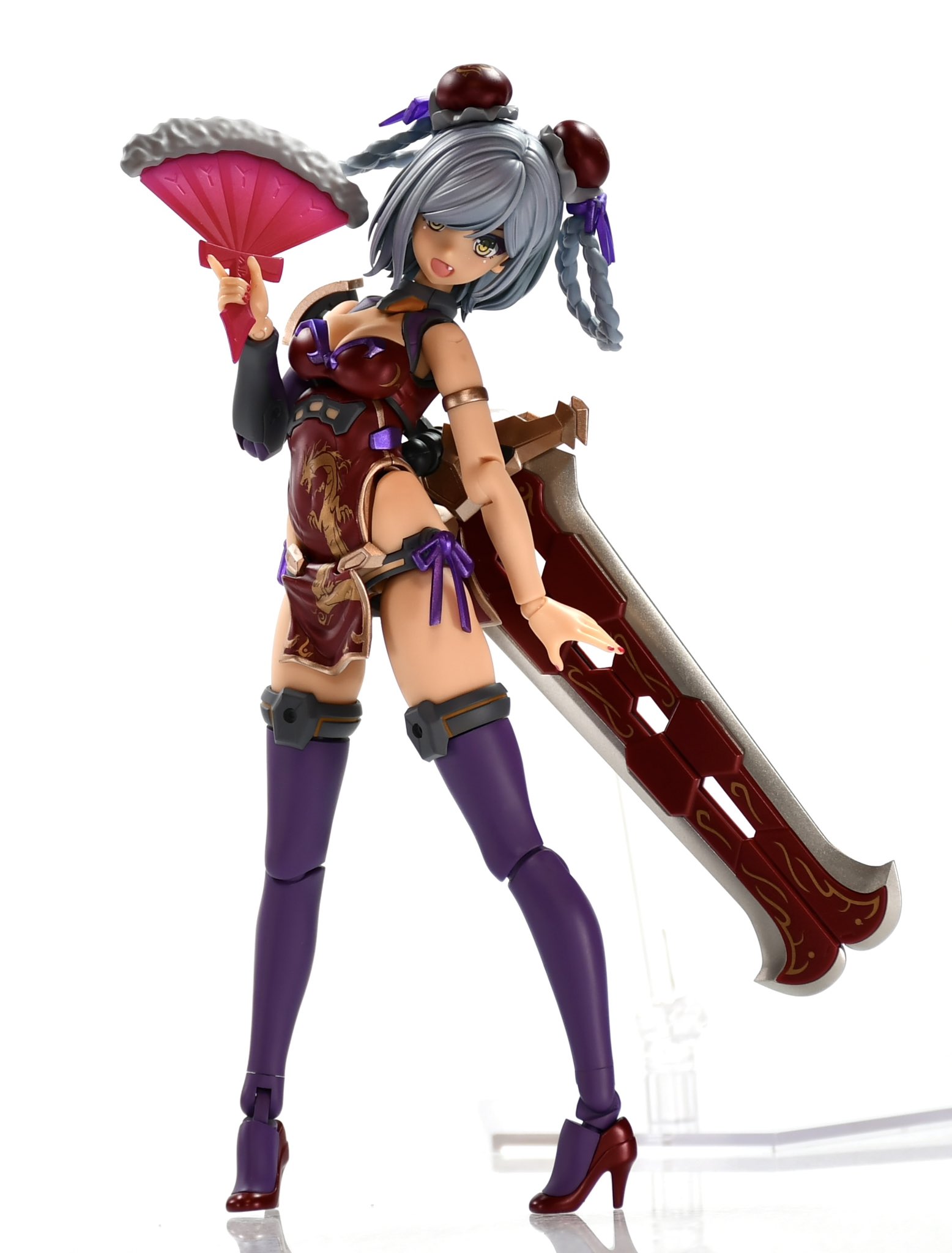 【FAガール】フレズヴェルク=ルフス チーパオVer.【塗装済み完成品】 限定特典付き】フレームアームズ・ガール フレズヴェルク