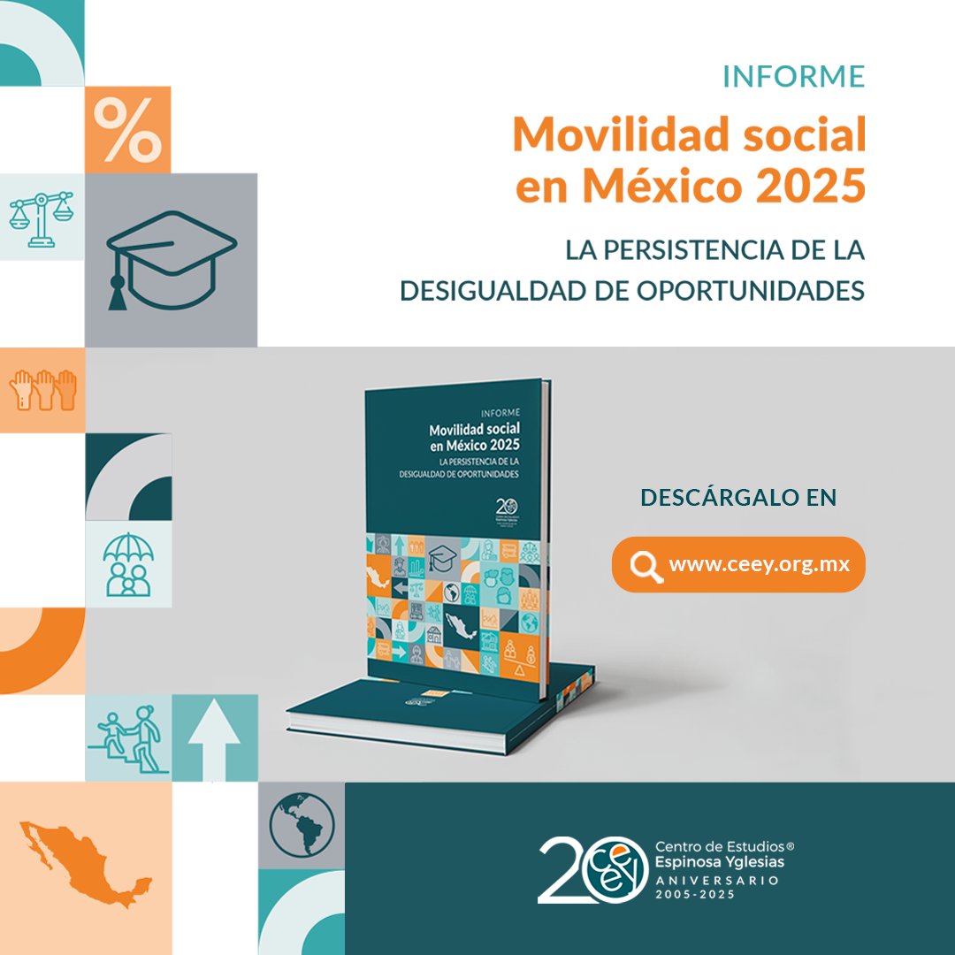 En México, el 78% de las personas que nacen en condiciones de bajos recursos económicos, no logran superarlo.

Apenas 2% logran ascender al nivel más alto.

Descarga los resultados del Informe de Movilidad Social en México 2025