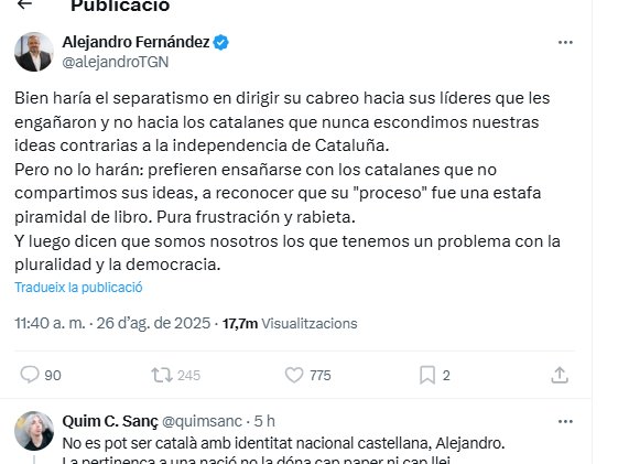 Tu no eras nomes contrari a la independencia , tu vas aplaudir enviar tropes colonials a colpejar catalans desarmats al crit de a por ellos que son catalanes
