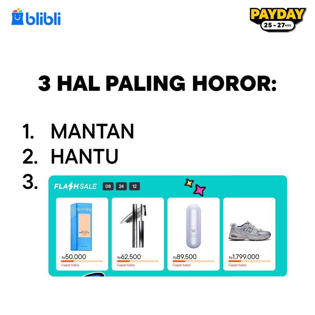 bliblidotcom's tweet photo. valid ga nih? 🤣
BlibliPayday https://t.co/5o4vMA5kAL