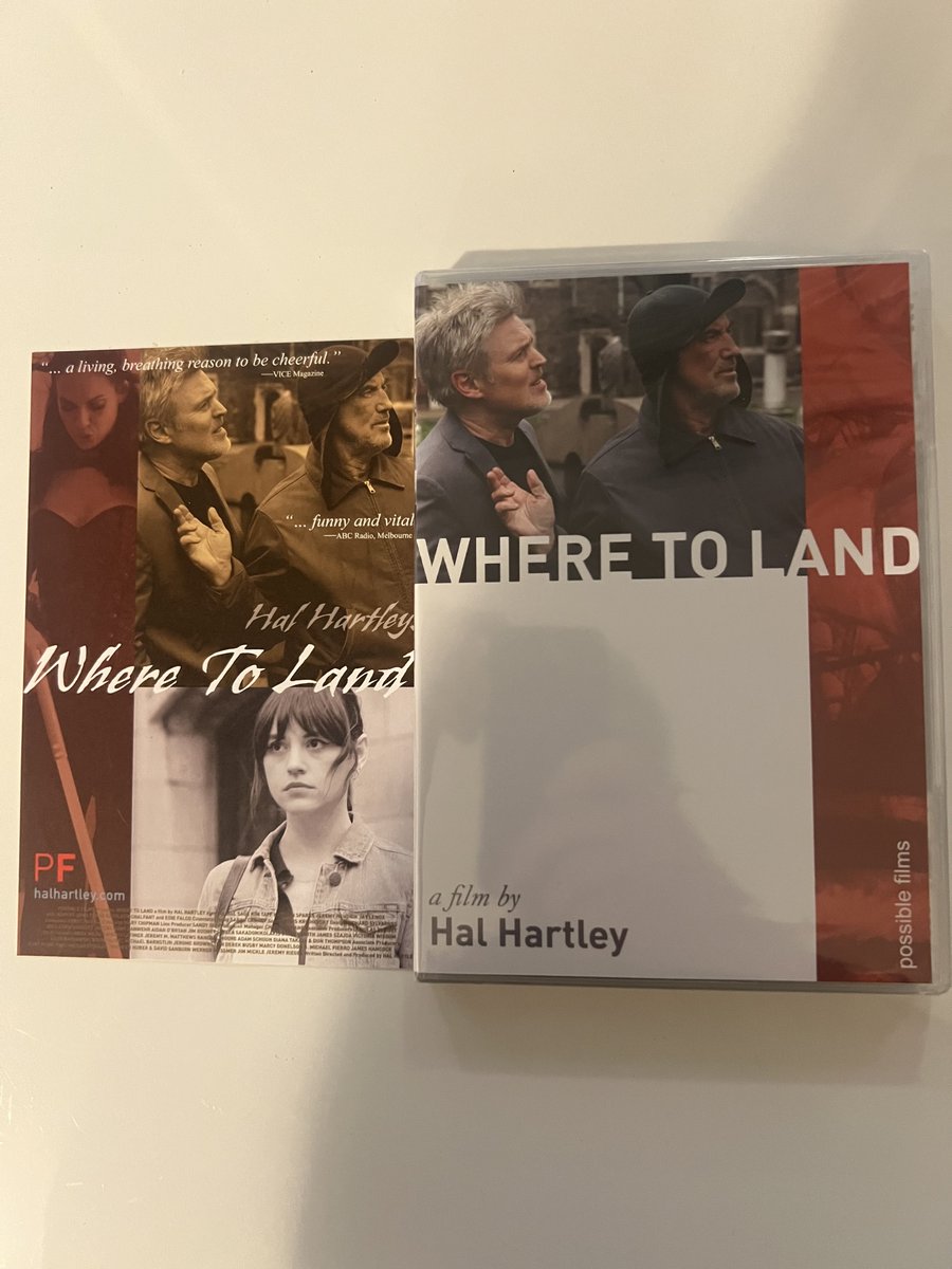 BarryFreedNYC's tweet photo. It has arrived #HalHartley #WhereToLand https://t.co/kSsCjkB31S