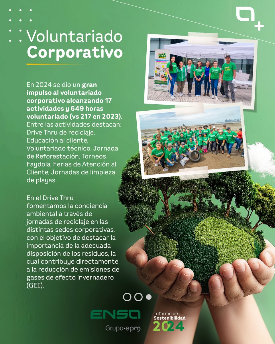 Construyendo confianza y generando impacto positivo en cada acción.
✨ En 2024, nuestra gestión se destacó por la transparencia, la responsabilidad en nuestra cadena de valor y un renovado impulso al voluntariado corporativo.

Desliza para descubrir cómo ENSA trabaja con
