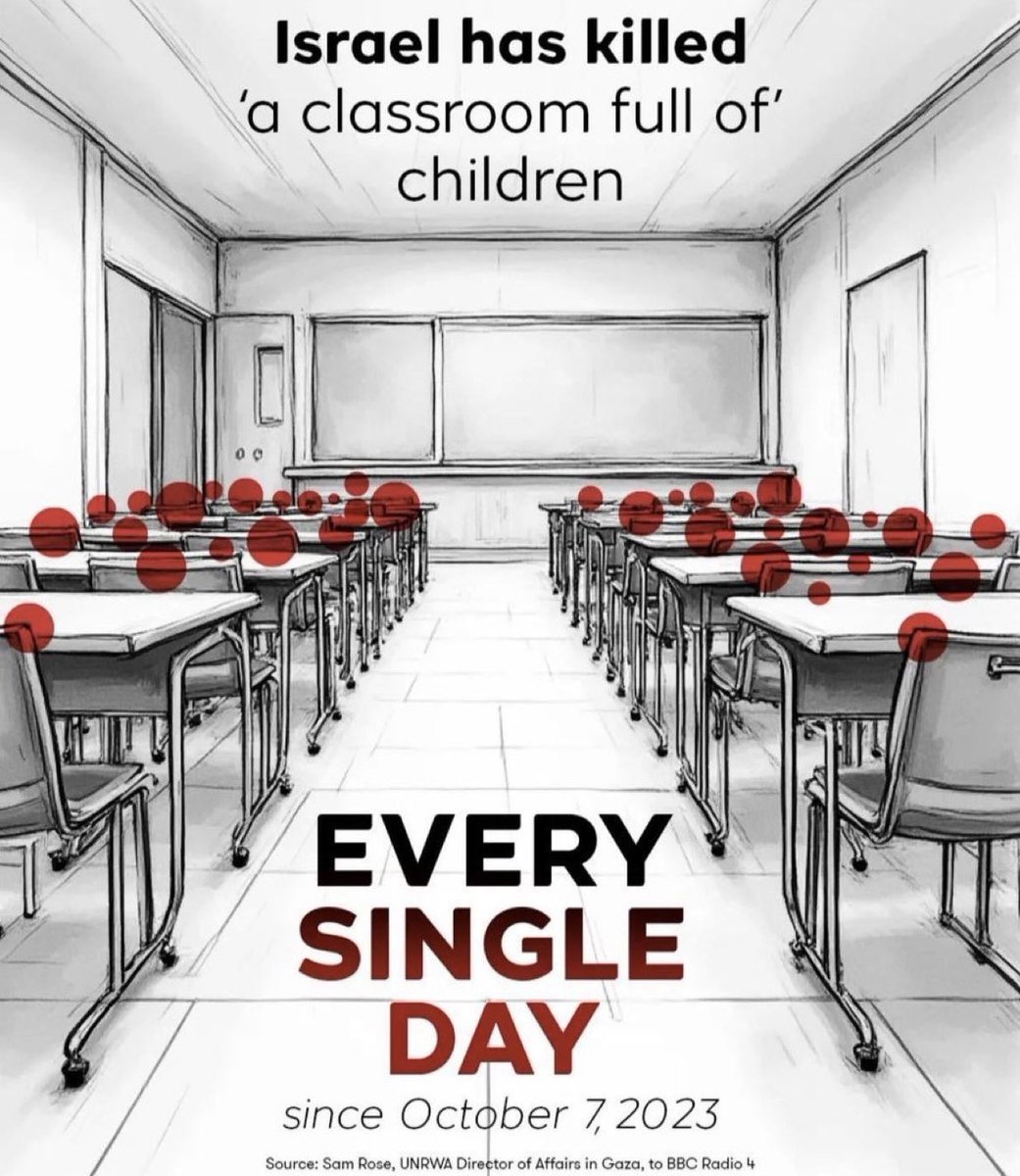 “Israel has killed ‘a classroom full of’ children EVERY SINGLE DAY since October 7, 2023”