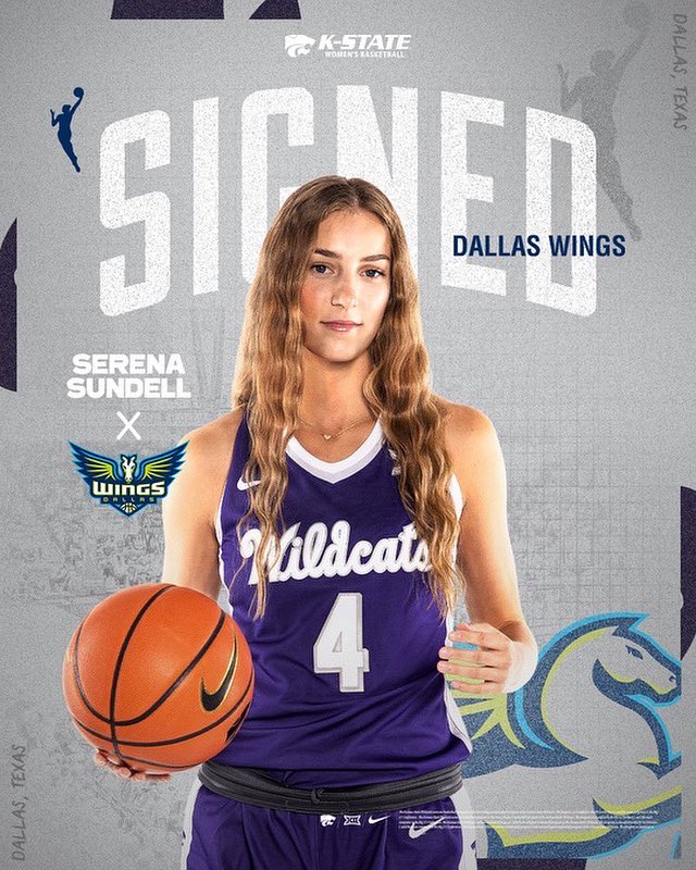 K-State Women's Basketball (@kstatewbb) on Twitter photo Go <a href="/serena_sundell/">Serena Sundell</a> ❕❕🪽
Sundell has been signed to a seven-day hardship contract with the <a href="/DallasWings/">Dallas Wings</a>. Catch her in action on Wednesday vs the Connecticut Sun! Go <a href="/serena_sundell/">Serena Sundell</a> ❕❕🪽
Sundell has been signed to a seven-day hardship contract with the <a href="/DallasWings/">Dallas Wings</a>. Catch her in action on Wednesday vs the Connecticut Sun!