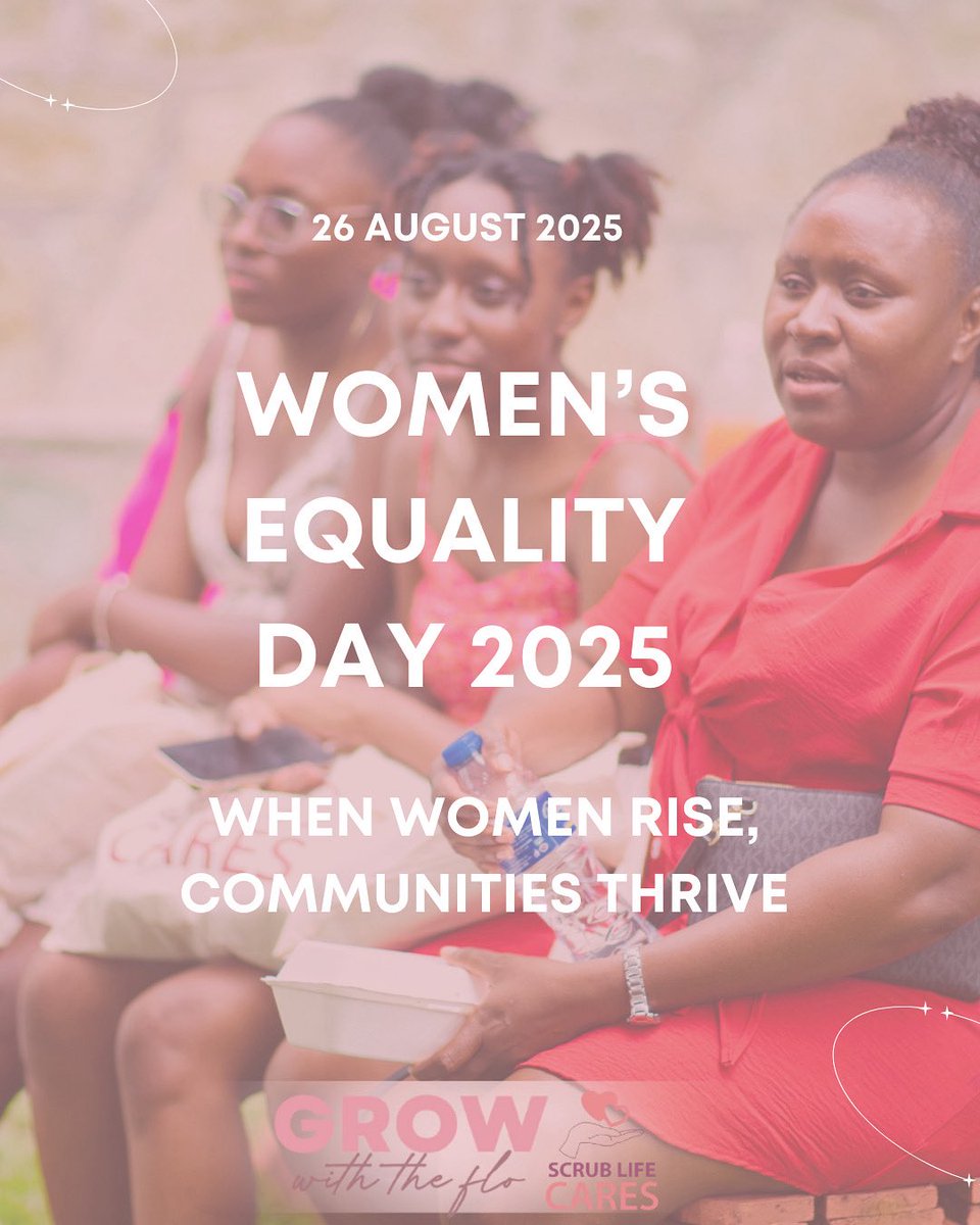Today, on #WomensEqualityDay, we honor progress &amp; the work ahead. At Scrub Life Cares, we believe that when women rise, communities thrive .
Equality is the foundation for lasting change. 
#ScrubLifeCares #GrowWithTheFlo