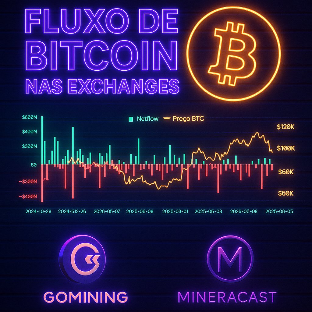 Minera_Cast's tweet photo. 📊 Fluxo de Bitcoin nas Exchanges (Netflow)
Nos últimos dias, o BTC registrou forte entrada líquida em exchanges, somando mais de US$ 364 milhões nas últimas 24h e US$ 3,3 bilhões no acumulado de 30 dias.
🔹 O que isso significa?
Quando o Bitcoin vai para exchanges, geralmente indica pressão vendedora — investidores podem estar realizando lucros após o BTC testar a região dos US$ 130 mil.
👉 Outros destaques:
ETH: também com forte entrada (mais de US$ 533M em 24h).
USDT: fluxo positivo de +US$ 70M em 24h → pode indicar capital esperando para recomprar BTC mais barato.
SOL e XRP: continuam sofrendo com fluxos negativos mensais.
📌 Em resumo: o cenário mostra pressão de venda no curto prazo, mas com stablecoins entrando nas corretoras, pode haver espaço para repiques quando o BTC encontrar suporte.
📲 Quer minerar Bitcoin de verdade? Comece com 5% de cashback:
https://t.co/HuqTt6mu77

#Bitcoin #CriptoBrasil #GoMining #MineraCast