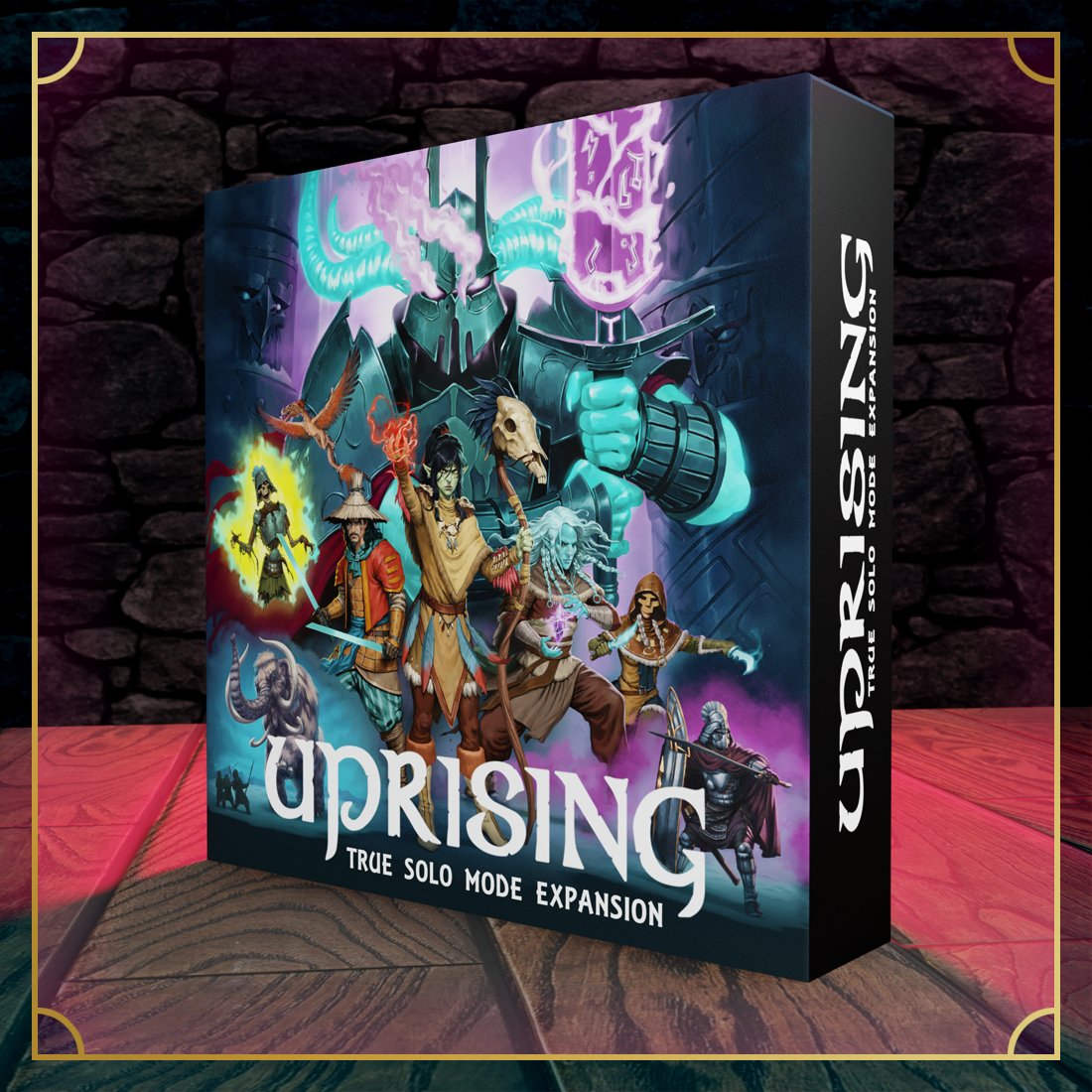 Uprising now has a true solo mode with a new map, events &amp; hero combos. Plus: vote now on which stretch goals we should forge: gamefound.com/en/projects/ne…