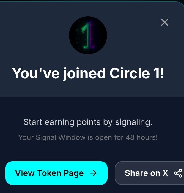❤️❤️❤️ ALPHA ALERT ❤️❤️❤️ 

👺Don't fade👀
 
This ends in 48hours👀
$ONE Token launched
30% to be airdropped 

Connect X
Join Circle 
Connect Wallet 

 A reward engine for token communities

Turn your social activity into verifiable signals using this link 👇