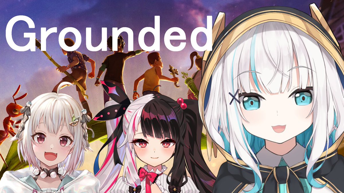 ⏰まもなく！
# 04　【Grounded】
裏庭でサバイバル生活！！深夜ふれんず。　【アルス・アルマル/にじさんじ】 

⚡配信ここだよー！！
youtube.com/live/8lvZ_dPOI… <a href="/YouTube/">YouTube</a>より