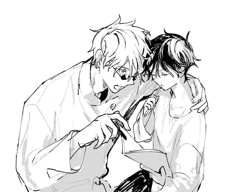 ショめの祭り。勉強を教える五と伏。無駄に近い五伏。