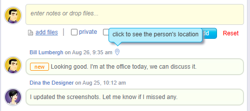 getsmartQ's tweet photo. With many working remotely, we added the geolocation feature — now your team will be able to see where the person posted the note from. https://t.co/hYRJDjGCeo