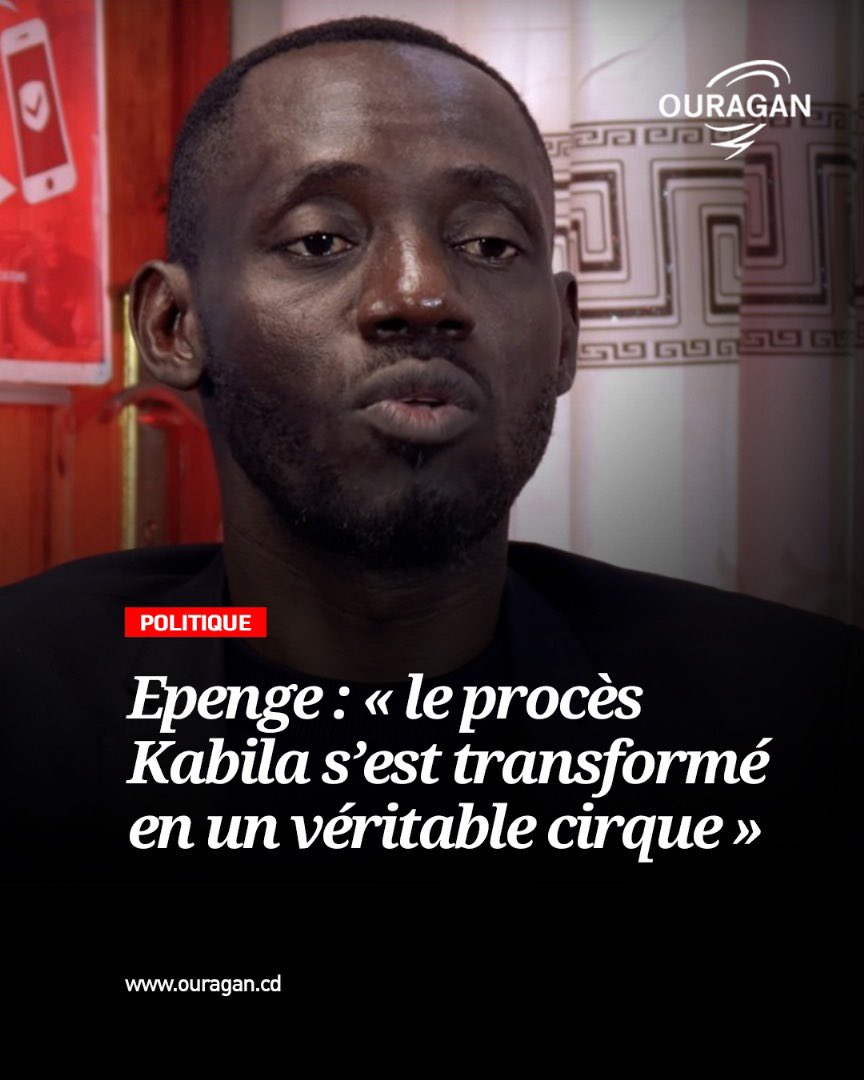 L’infatigable Prince Epenge, président du parti Action pour la démocratie et le développement du Congo (ADDCongo), s’indigne après le réquisitoire du ministère public et des « outrances » des avocats de la partie civile dans le procès opposant l’État congolais au président