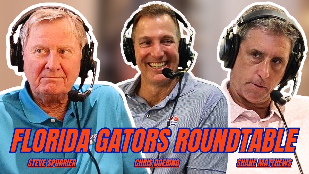 In case you missed it: last week’s Gators Round Table is now live on YouTube and all streaming platforms! 🐊

Featuring Steve Spurrier, Chris Doering, Shane Matthews, and host Dan Hicken — the crew breaks down the challenging Gators schedule, DJ Lagway’s health, and much more.