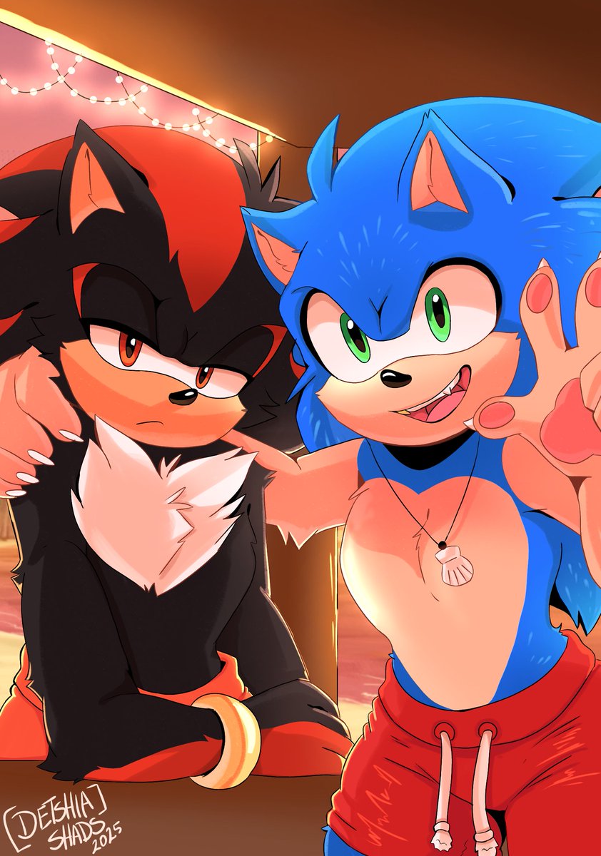 Selfie de playa yeiii!!!🌊🦔🖤💙
Ahhh ! Quiero ser ellos para ir a la playa UnU 
#sonadow