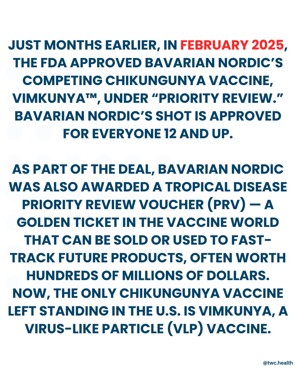 BREAKING: FDA Pulls Valneva Chikungunya Vaccine From Market Over "Serious Safety Concerns" (yes, there was a vaccine already made)

Bio-Pharmaceutical Complex paves the way for Bavarian Nordic’s virus-like particle shot — while ignoring millions of deaths, injuries, and