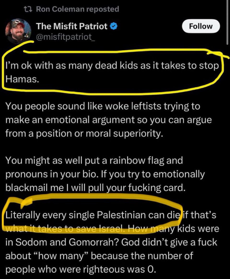 This is literally zionism.