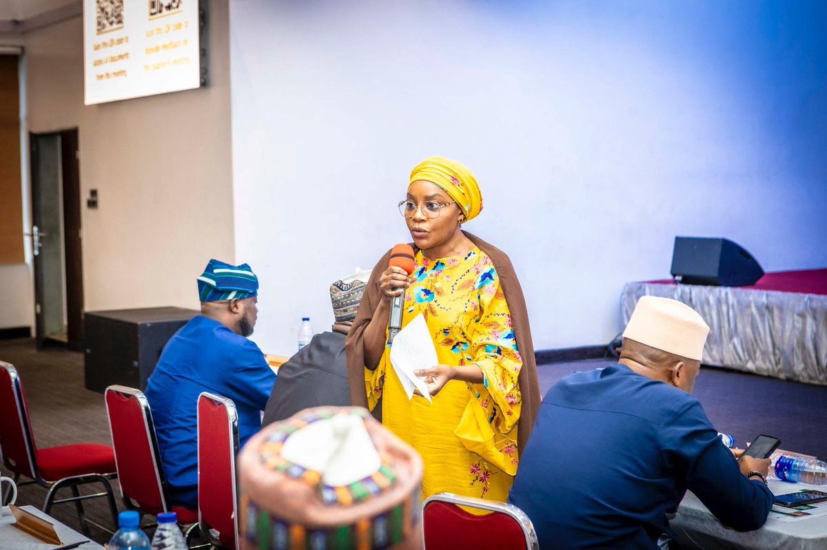 AishaMGarba's tweet photo. During the interactive session today at the 27th Quarterly Meeting, I had the opportunity to engage directly with participants and respond to their concerns. These conversations remain a vital part of strengthening our collective effort towards improving basic education delivery across Nigeria.

I also emphasized the need for states to leverage dedicated budget lines to establish comprehensive digital platforms for collecting, processing, and analyzing education data, a critical step towards strengthening planning and decision-making in the sector.

Grateful for the opportunity to contribute to this ongoing journey of transforming basic education for every Nigerian child.