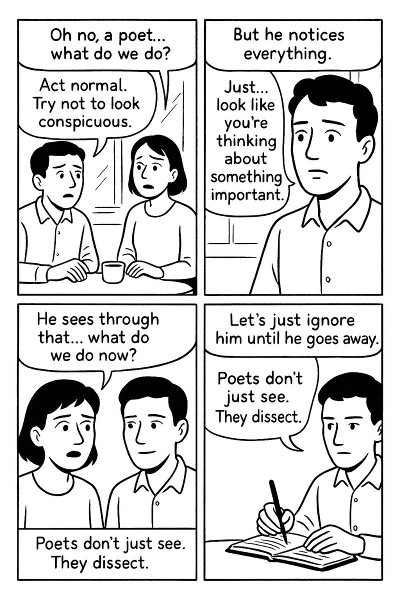13thWordSmith's tweet image. The Poet 

#13wordsmith
#creating
#comics
#ComedyScene
#aiart
#poet
#poetry