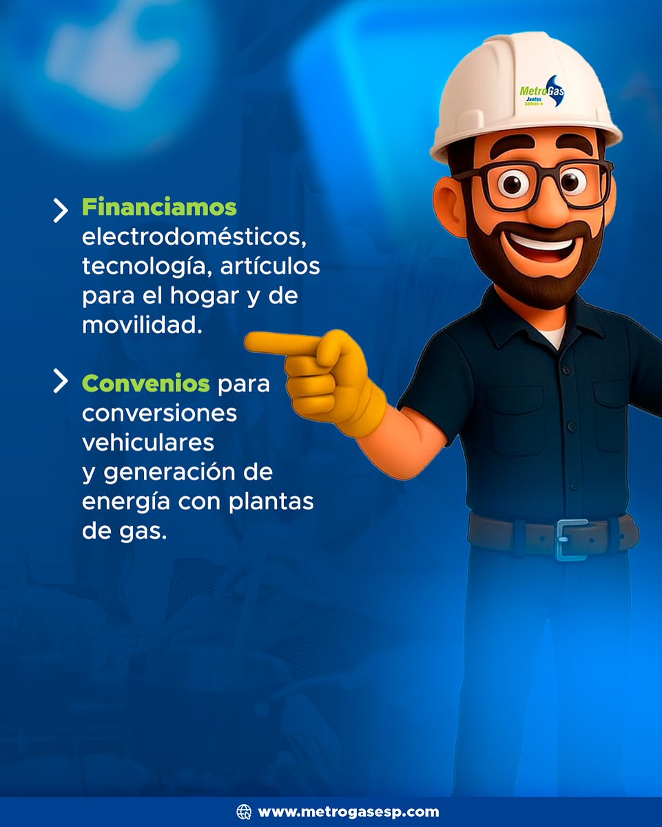 MetrogasCol's tweet photo. En Metrogas trabajamos para conectar energía con bienestar 
Ofrecemos soluciones seguras, eficientes y sostenibles a través de nuestros servicios y líneas de negocio✅
Con nuestra labor, acompañamos a hogares, industrias y comercios en su crecimiento, porque juntos somos +💙 https://t.co/ETvptarzyG